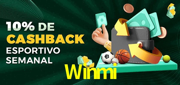 10% de bônus de cashback na Winmi